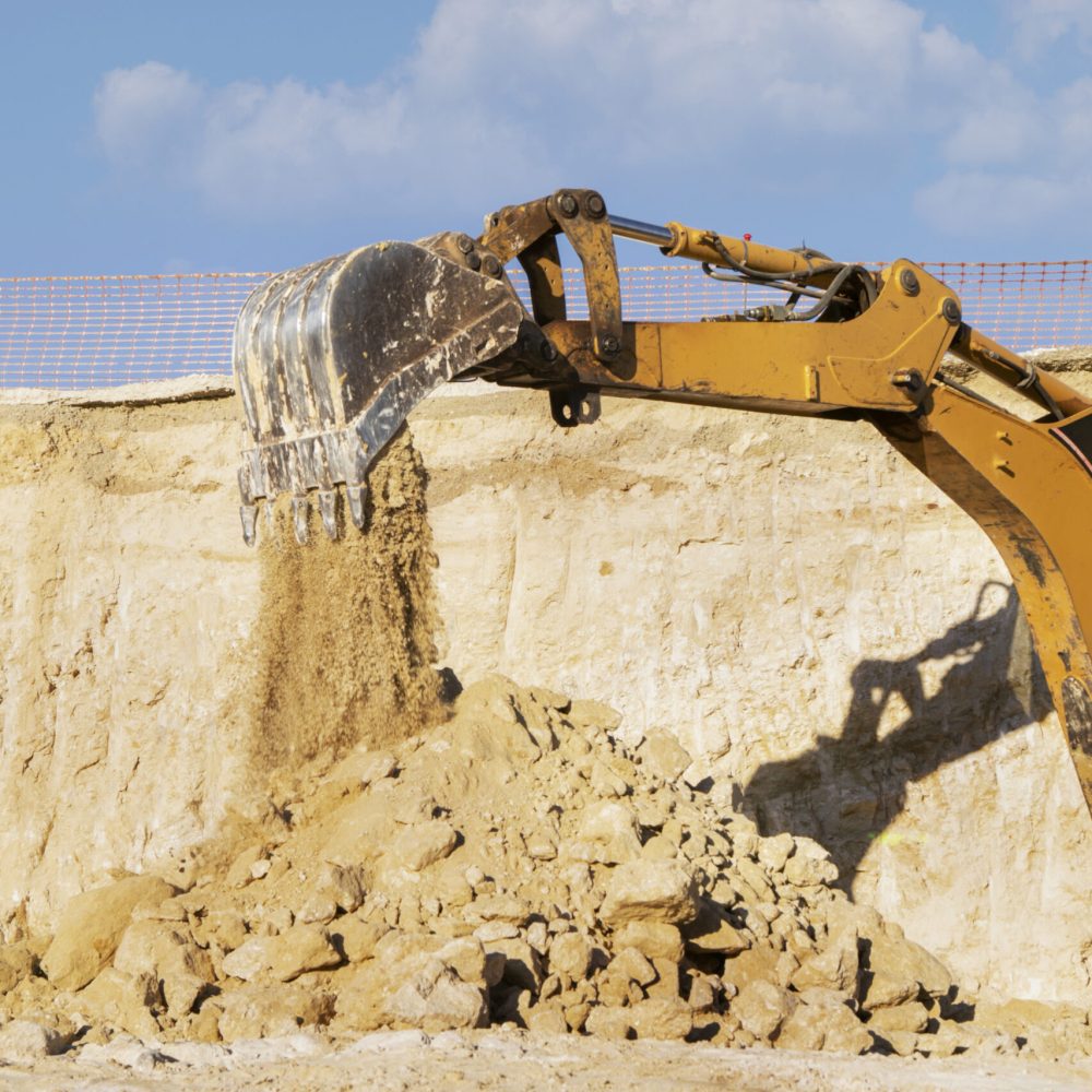 excavator-digging-ground-day-light